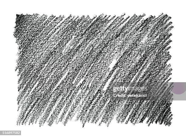 charcoal pencil drawing abstract background - pencil on white paper stock illustrations