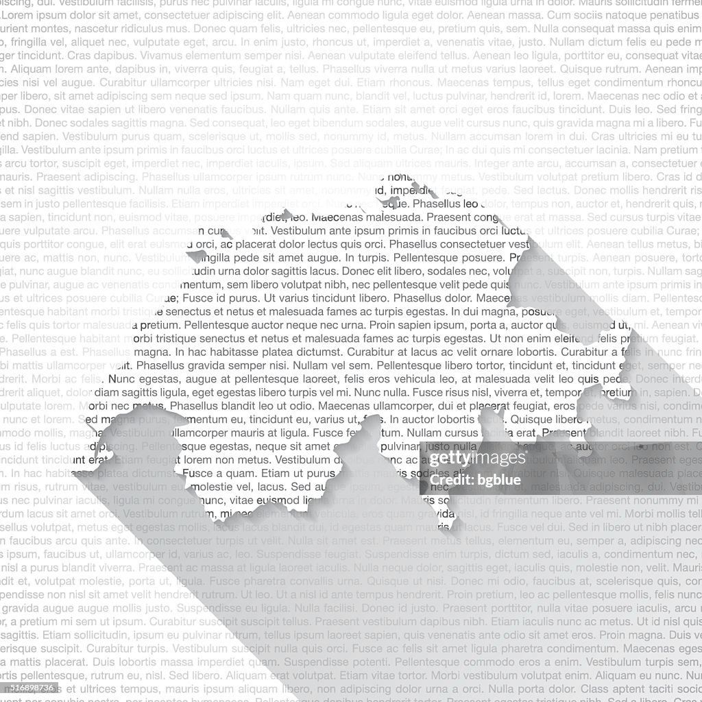 Switzerland Map on Text Background - Long Shadow
