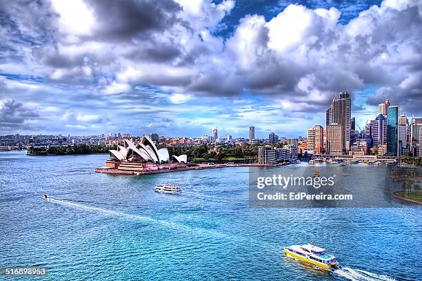 sydney blues - sydney opera house stock pictures, royalty-free photos & images