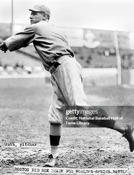 Was Babe Ruth A Pitcher Babe Ruth Red Sox Photos and Premium High Res Pictures - Getty Images