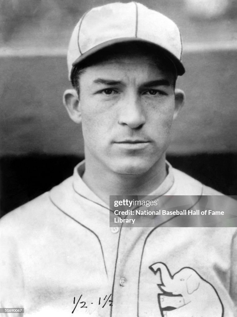 Al Simmons of the Philadelphia Athletics poses for a portrait circa