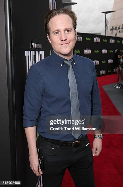 Actor Patch Darragh attends The Path Premiere & Party at ArcLight Hollywood on March 21, 2016 in Hollywood, California.