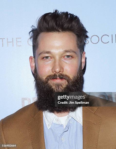 Fashion designer Chris Benz attends the Fox Searchlight Pictures with The Cinema Society host a screening of "Demolition" at the SVA Theater on March...