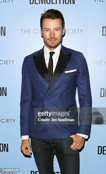 Model Alex Lundqvist attends the Fox Searchlight Pictures with The Cinema Society host a screening of "Demolition" at the SVA Theater on March 21,...