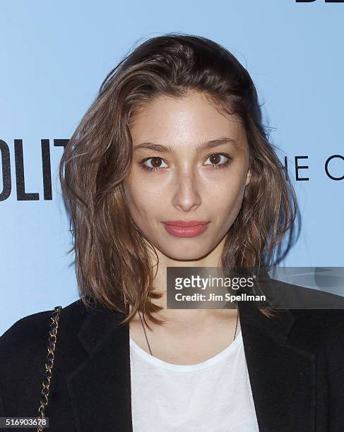 Alexandra Agoston attends the Fox Searchlight Pictures with The Cinema Society host a screening of "Demolition" at the SVA Theater on March 21, 2016...