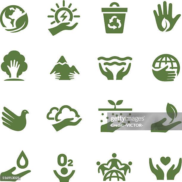 ilustrações, clipart, desenhos animados e ícones de ícones de eco-acme series - human hand