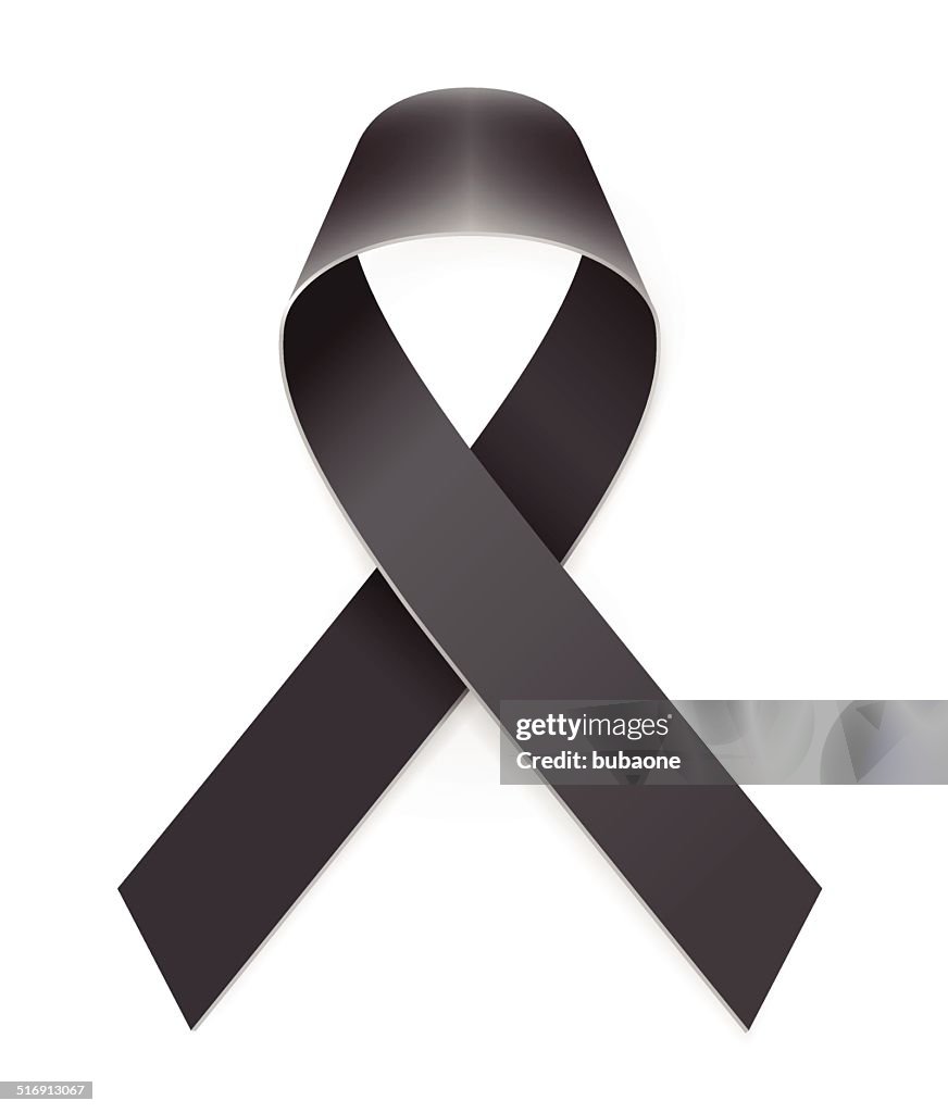 Mourning Black Awareness Ribbon