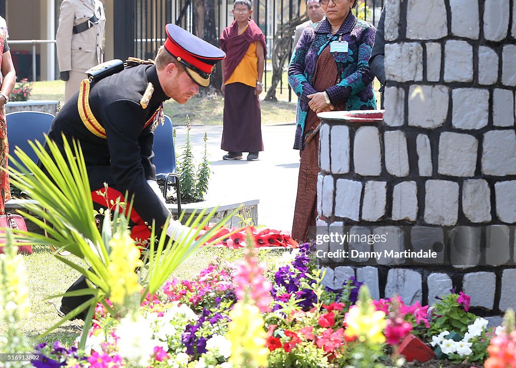 Prince Harry Visits Nepal - Day 4