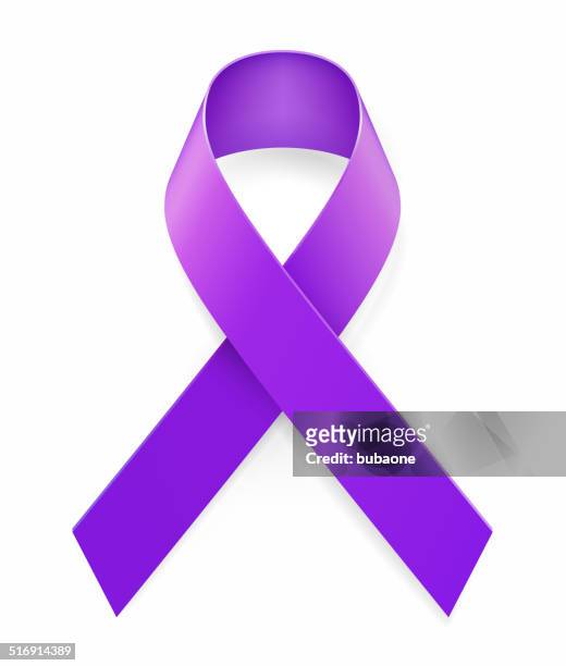 illustrations, cliparts, dessins animés et icônes de violet ruban de sensibilisation - cellule cancéreuse