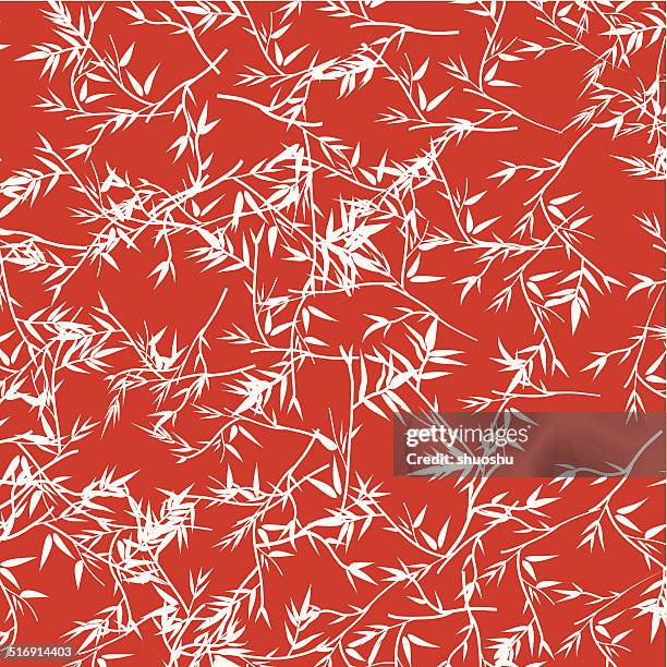 abstract red bamboo pattern background - bamboo background texture stock illustrations