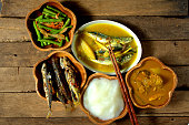 Ambuyat or Nantung - Food in Borneo