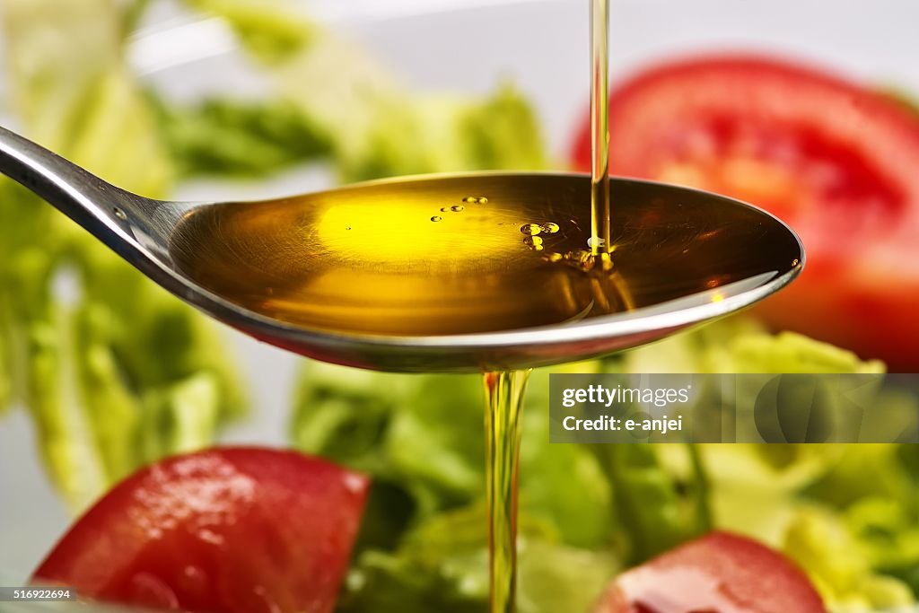 Olive oil spoon