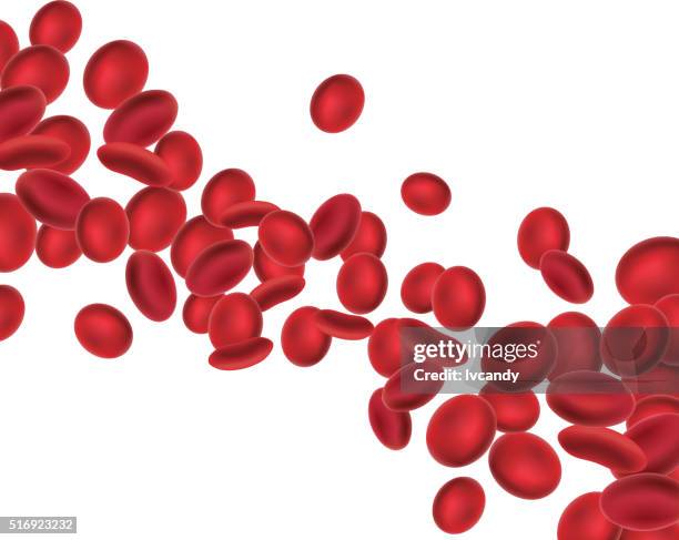 blood cells - blood cancer cell stock illustrations