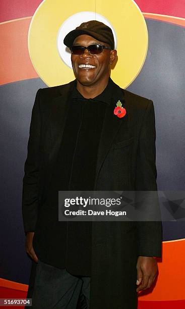 Actor Samuel L Jackson arrives at the UK Premiere of the new Disney/Pixar animation "The Incredibles" at the Empire Leicester Square on November 7,...