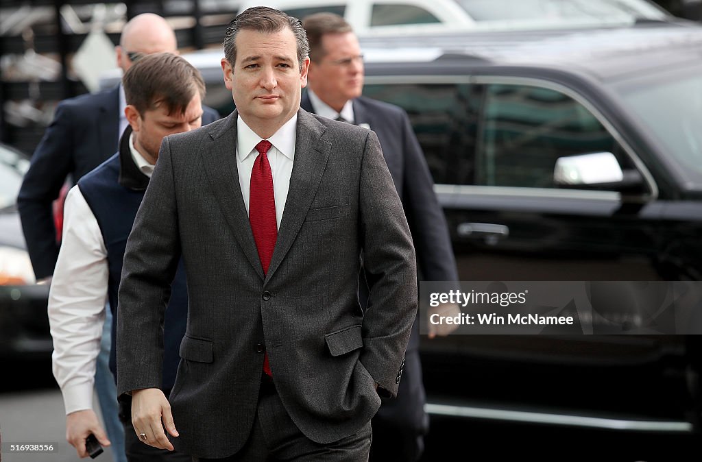 GOP Presidential Candidate Ted Cruz Addresses Recent Terror Attacks In Belgium