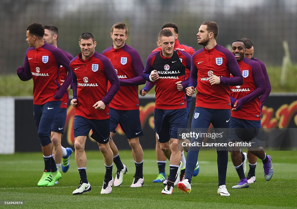 England Training Session and Press Conference