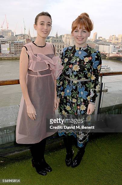 Laura Jackson and Alice Levine host the Jackson & Levine VIP Supperclub in aid of Women For Women International at the Oxo Tower on March 22, 2016 in...