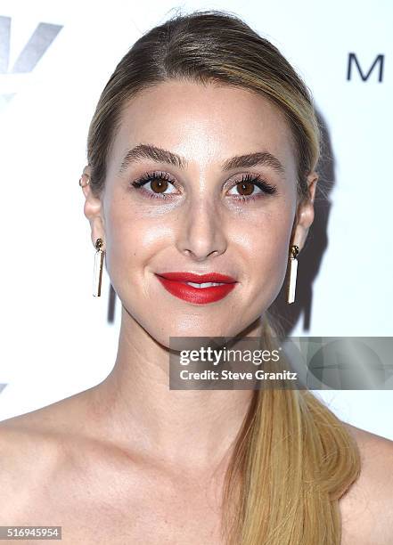 Whitney Port arrives at the The Daily Front Row "Fashion Los Angeles Awards" 2016 at Sunset Tower Hotel on March 20, 2016 in West Hollywood,...