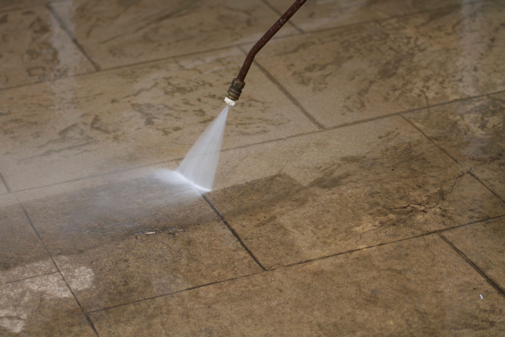 power washing technique