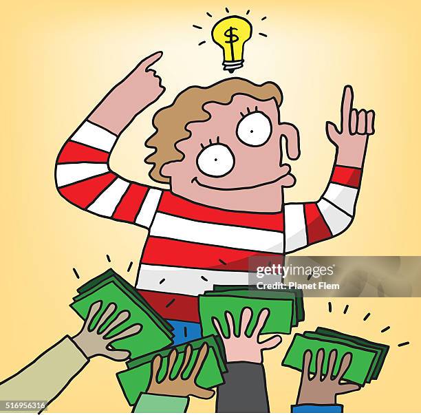 start up financing - digital banking experience stock illustrations