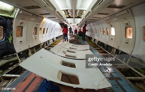 Plane In Construction 204 Construction Fuselage Stock Photos, High-Res Pictures, and Images ...
