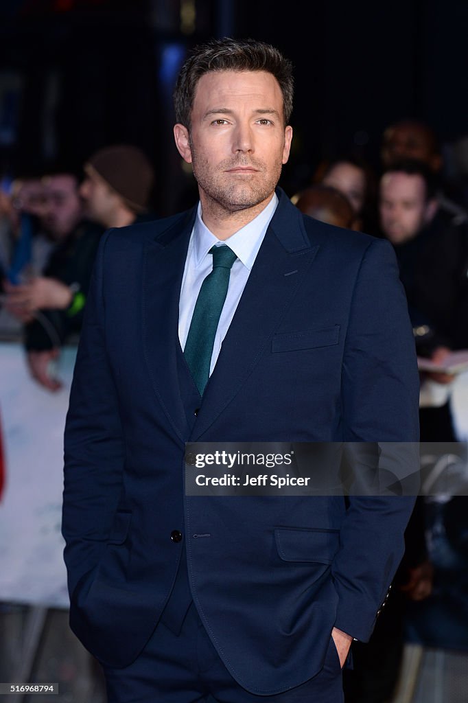 'Batman V Superman: Dawn Of Justice'- European Premiere - Red Carpet