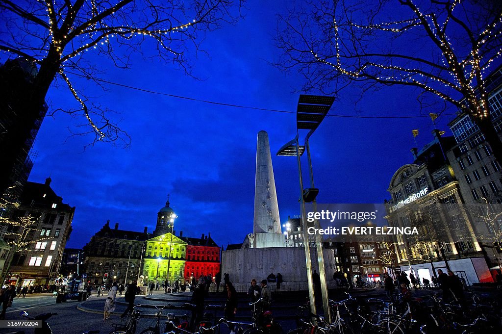 NETHERLANDS-BELGIUM-ATTACKS-TRIBUTE