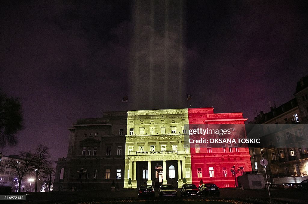 SERBIA-BELGIUM-ATTACKS-TRIBUTE