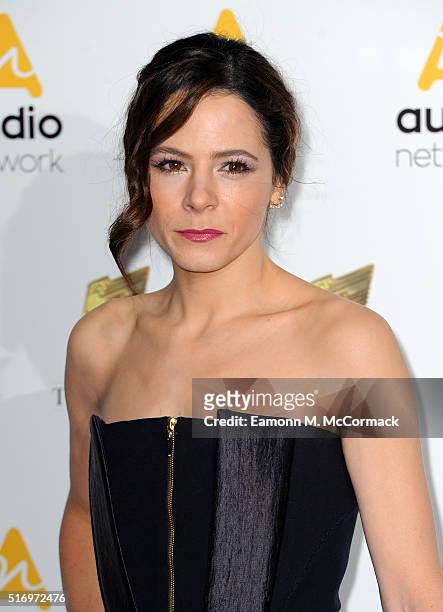 Elaine Cassidy arrives for The Royal Television Society Programme Awards at The Grosvenor House Hotel on March 22, 2016 in London, England.