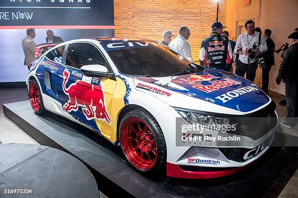 The 2016 Civic Red Bull Global Rallycross during the Honda Civic Tour Artists Announcement and Honda Civic North America Launch Event at the Garage...