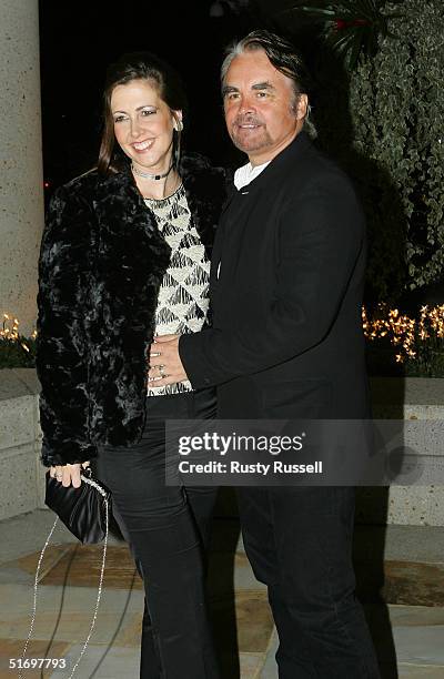 Hal Ketchum and guest arrive at the 52nd Annual BMI Country Awards November 8, 2004 in Nashville, Tennessee.