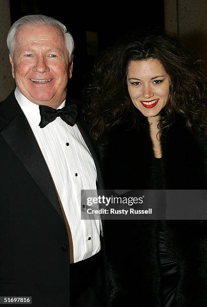 Country music singer Mandy Barnett and guest arrive at the 52nd Annual BMI Country Awards November 8, 2004 in Nashville, Tennessee.