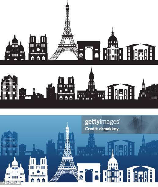 france travel - french chateau stock illustrations