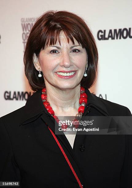 Planned Parenthood President Gloria Feldt attends the 15th Annual Glamour "Women of the Year" Awards at the American Museum of Natural History...
