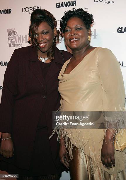 Community activist Alice Cole and her daughter Niketa attend the 15th Annual Glamour "Women of the Year" Awards at the American Museum of Natural...