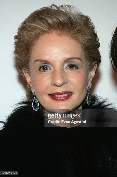 Designer/honoree Carolina Herrera attends the 15th Annual Glamour "Women of the Year" Awards at the American Museum of Natural History November 8,...