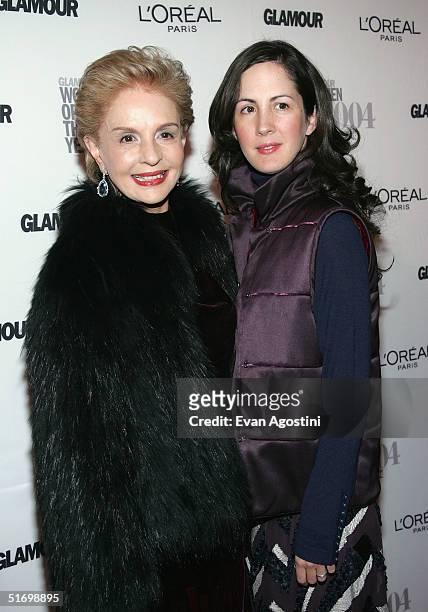 Designer/honoree Carolina Herrera attends the 15th Annual Glamour "Women of the Year" Awards at the American Museum of Natural History November 8,...