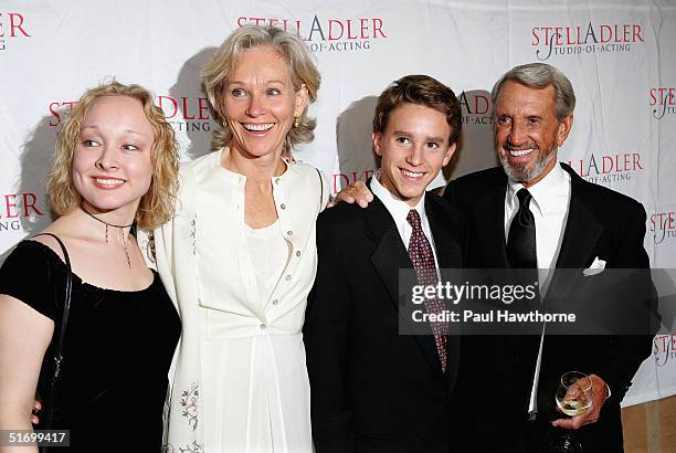 Actor Roy Scheider with daughter Molly, wife Brenda King and son Christian Scheider attend the Stella by Starlight gala at The Pierre hotel November...