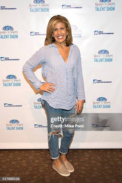 Hoda Kotb attends the 10th Annual Garden Of Dreams Talent Show rehearsals at Radio City Music Hall on March 22, 2016 in New York City.