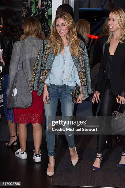 Olivia Palermo attends the Kate Spade New York Home Pop-Up Shop on March 22, 2016 in New York City.