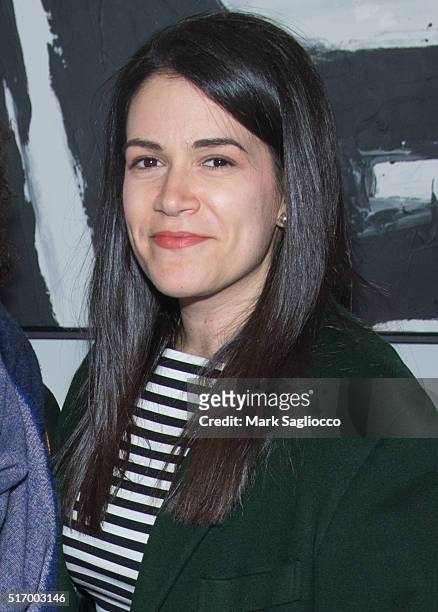 Actress Abbi Jacobson attends the Kate Spade New York Home Pop-Up Shop on March 22, 2016 in New York City.