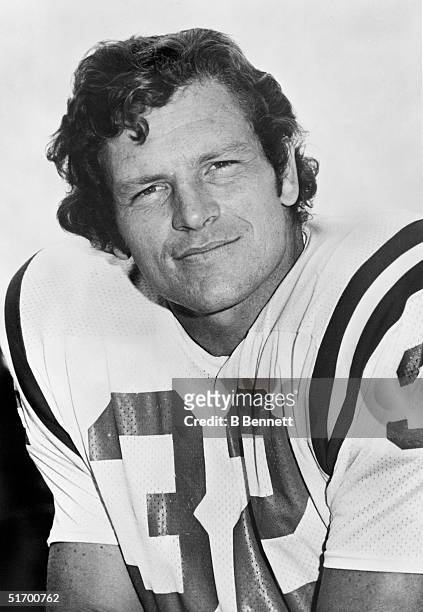 Mike Curtis of the Baltimore Colts poses for a portrait photo. Mike Curtis played in the NFL from 1965-75.