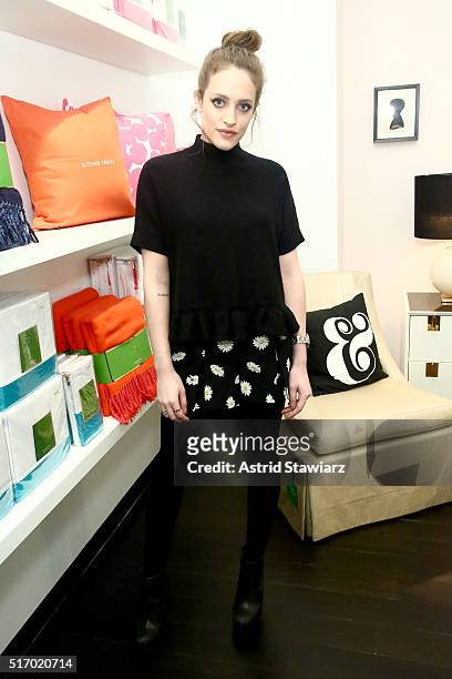 Actress Carly Chaikin attends Kate Spade New York "Housewarming" in celebration of the brand's home pop-up shop at Kate Spade New York Home Pop-Up...