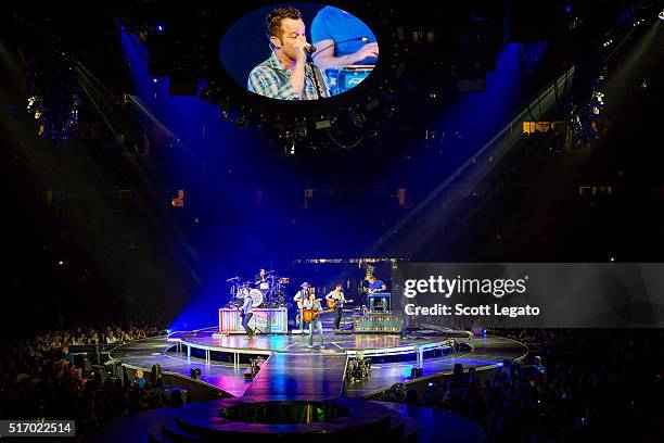 Easton Corbin performs during The Storyteller Tour 2016 at The Palace of Auburn Hills on March 22, 2016 in Auburn Hills, Michigan.