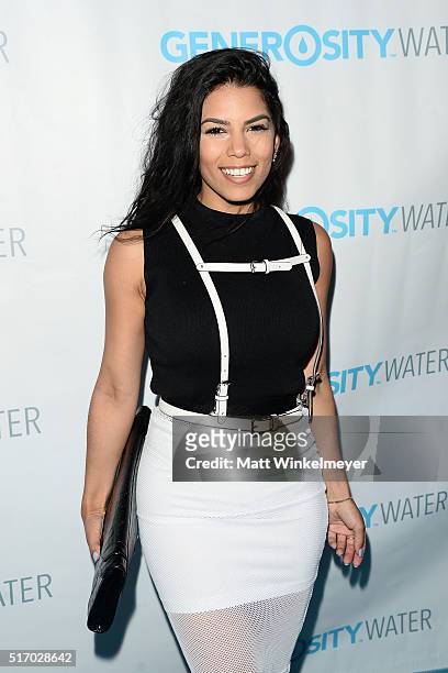 Elizabeth Ruiz attends the Generosity Water Launch at Montage Beverly Hills on March 22, 2016 in Beverly Hills, California.