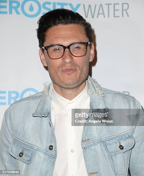 Pastor Chad Veach arrives at the Generosity Water Launch at Montage Beverly Hills on March 22, 2016 in Beverly Hills, California.