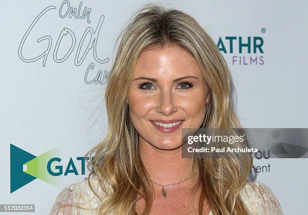 Actress Vanessa Evigan attends the premiere of "Only God Can" at Laemmle NoHo 7 on March 22, 2016 in North Hollywood, California.