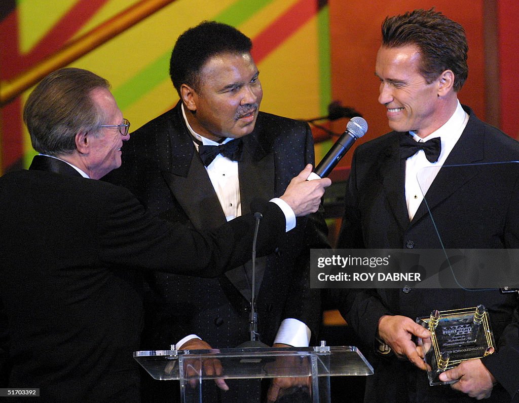 Ali R 1 Muhammad Ali And Arnold Schwarzenegger