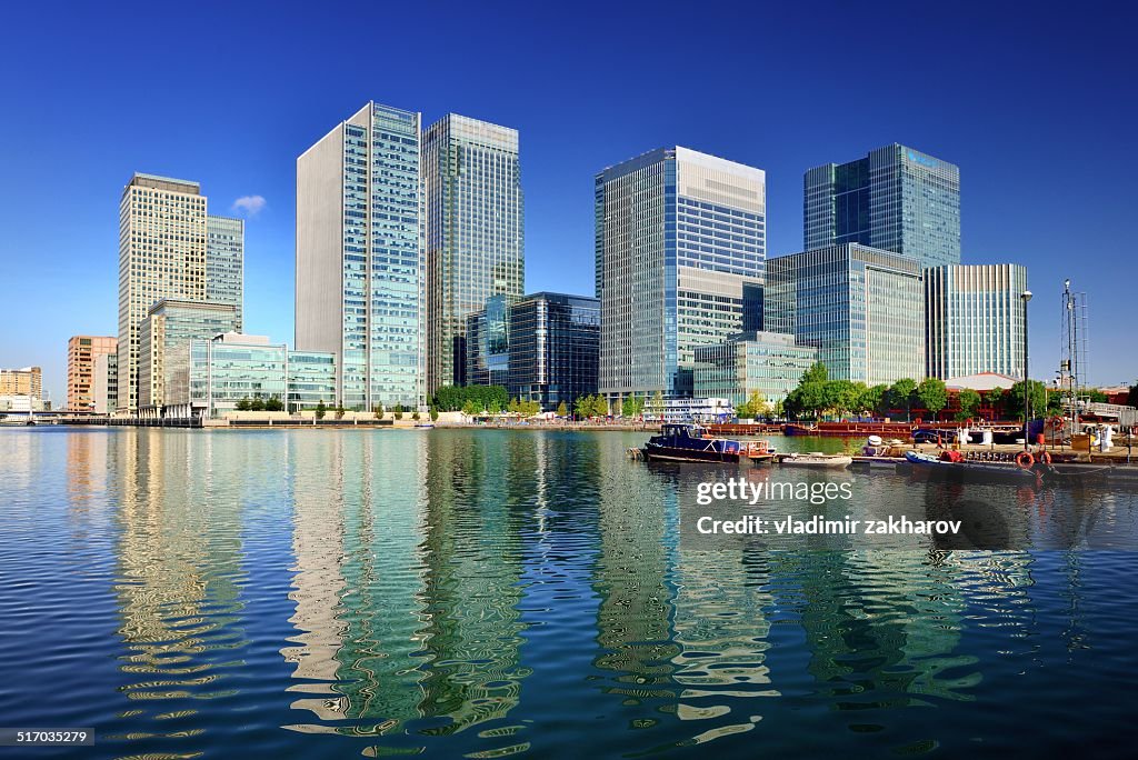 Skyscrapers of Canary Wharf