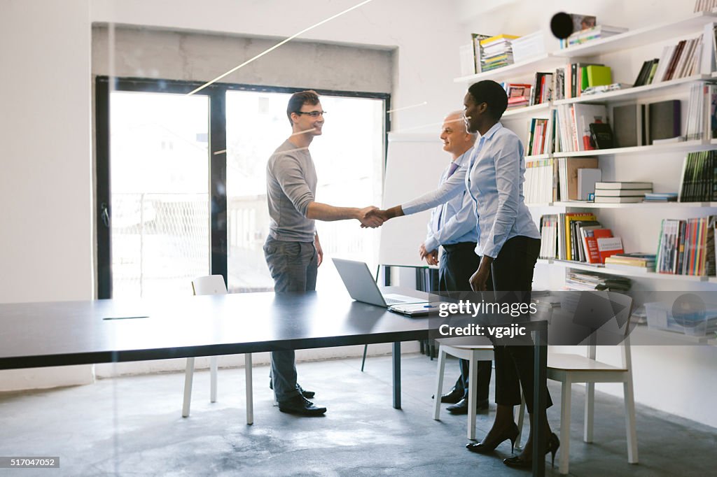 Entrevista de trabajo.